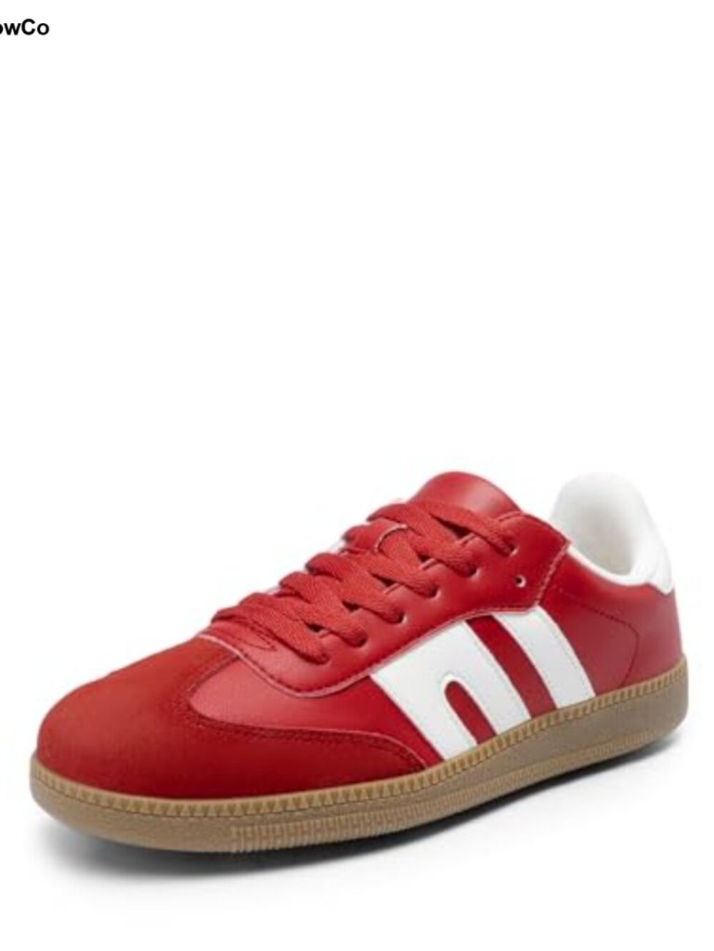 Women's Faux Suede & Vegan Leather Fashion Sneakers with Mesh Lining